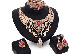 Necklace, earrings, bracelet, ring set - AMJ Jewelry & Watches Web Store