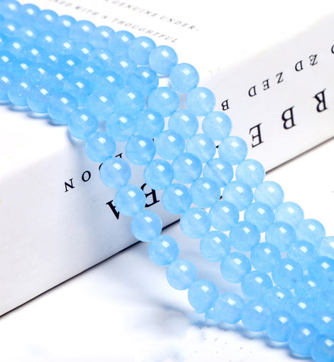 Natural Crystal 6a Aquamarine Loose Beads Diy Jewelry Accessories