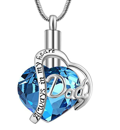 Crystal Necklace Commemorates Loved Ones Jewelry Ashes