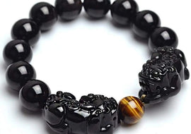Lucky Obsidian Pixiu Bracelet Transfer Bracelet - AMJ Jewelry & Watches Web Store