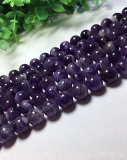 Natural Grade Dream Amethyst Crystal Loose Beads Round Beads