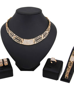 Necklace earrings four piece set - AMJ Jewelry & Watches Web Store