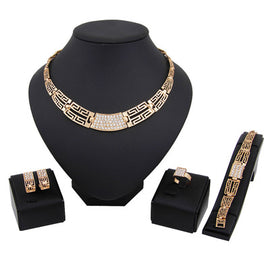 Necklace earrings four piece set - AMJ Jewelry & Watches Web Store