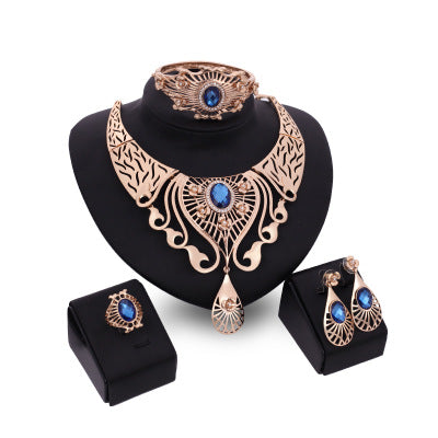 Necklace, earrings, bracelet, ring set - AMJ Jewelry & Watches Web Store