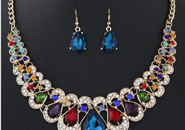 Necklace necklace earring set - AMJ Jewelry & Watches Web Store