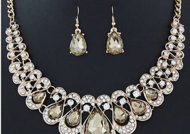 Necklace necklace earring set - AMJ Jewelry & Watches Web Store