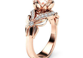 Micro Diamond Bow Ring - AMJ Jewelry & Watches Web Store